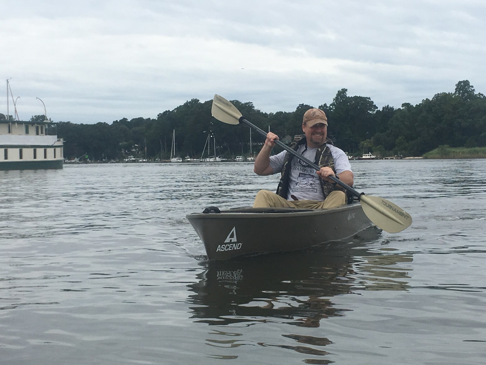 kayak on the Magothy River